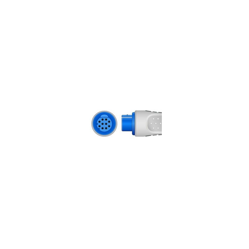 Embase ECG 5V DATEX Monobloc Pression *